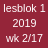 Blok 1 2019 - ma - 15 lessen