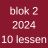 Blok 2 2024 - 10 lessen (lesdag dinsdag, woensdag)