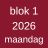Blok 1 2026 - 14 yogalessen (ma)