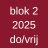 Blok 2 2026 - 10 lessen (lesdag dinsdag, woensdag)